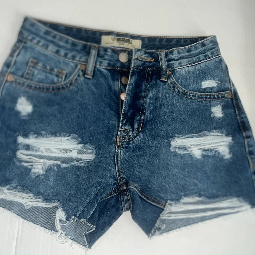 Rock‎ &Roll denim shorts
